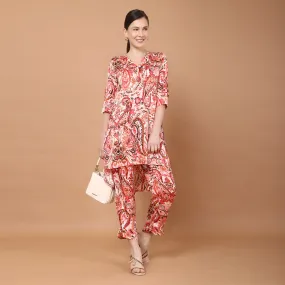 Alexa paisely printed co-ord set