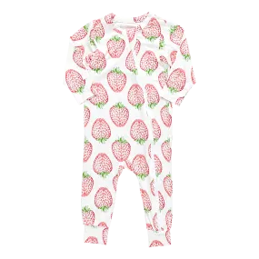 Baby Bamboo Romper - Strawberries