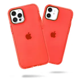 Barrier Case for iPhone 12 and 12 Pro - Electric Red Strawberry