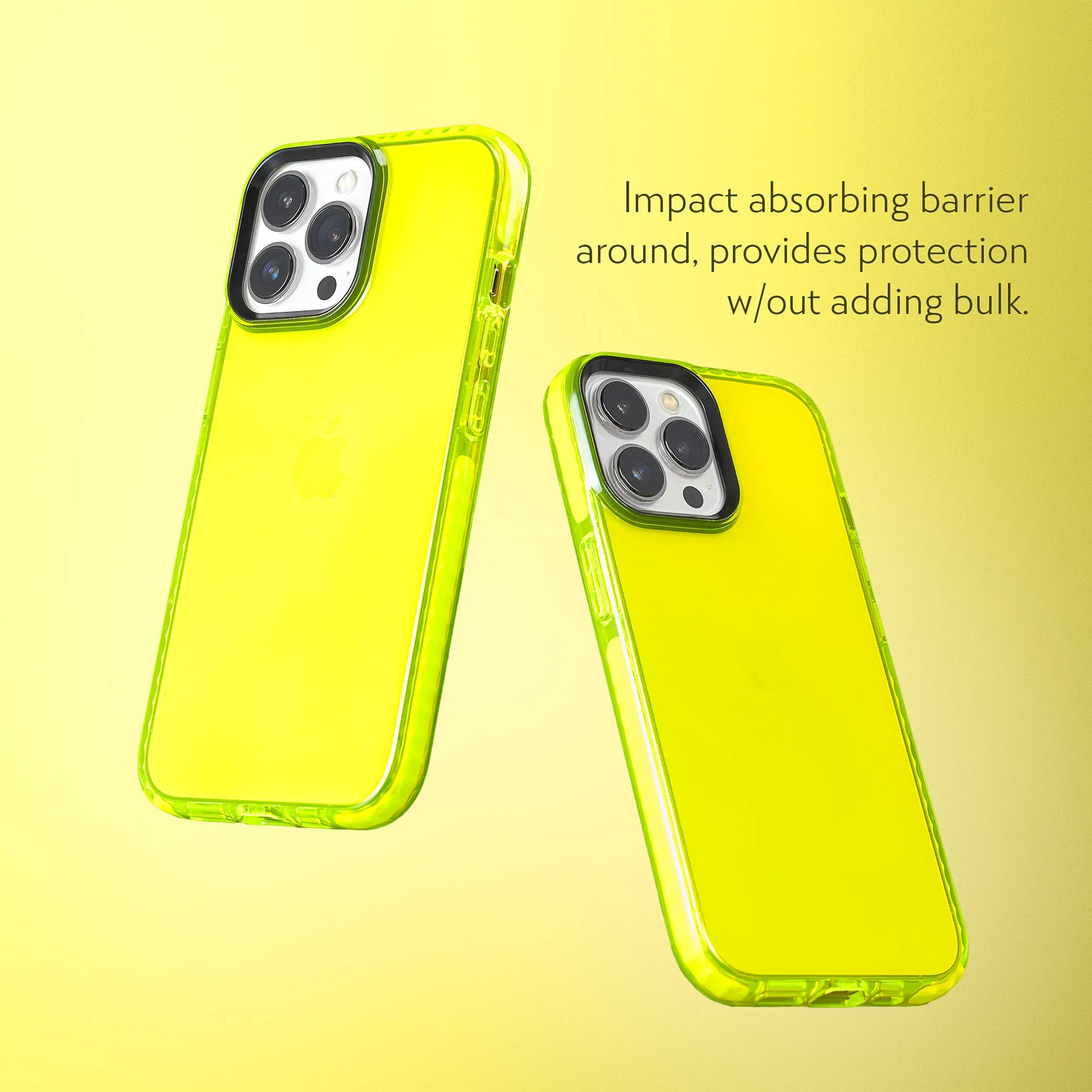 Barrier Case for iPhone 13 Pro Max - Hi-Energy Neon Yellow