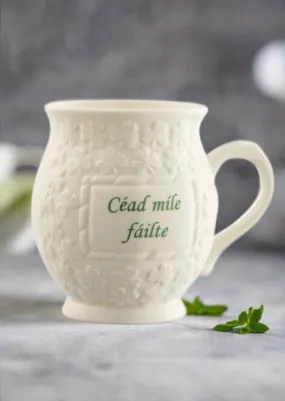 Belleek Classic Cead Mile Failte Mug