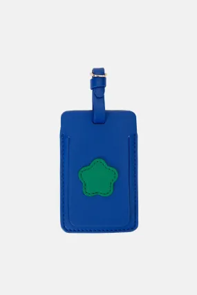 Blue Flower Luggage Tag