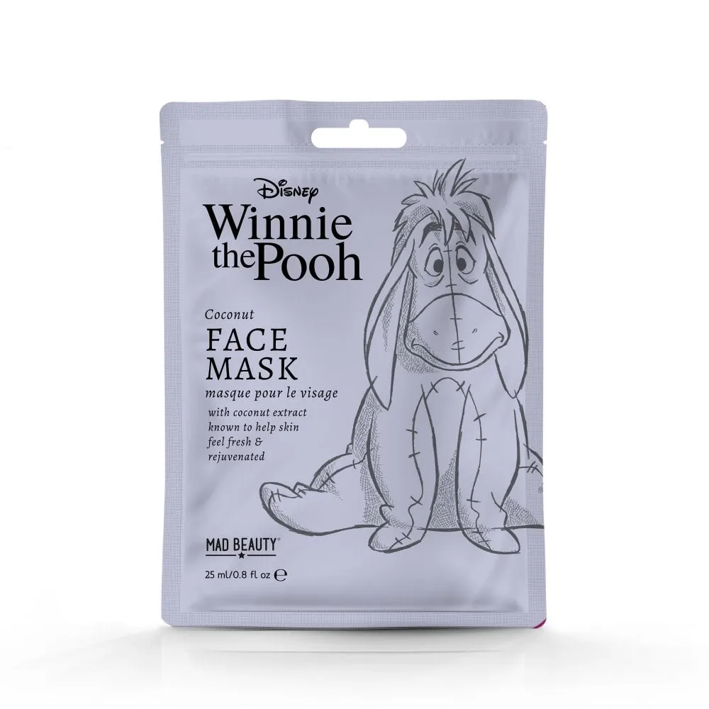 Disney Winnie the Pooh Hydrating Face Mask Collection by Mad Beauty