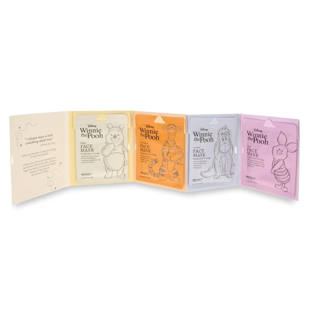 Disney Winnie the Pooh Hydrating Face Mask Collection by Mad Beauty