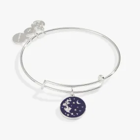 'Empower' Mimosa Flower Charm Bangle Bracelet