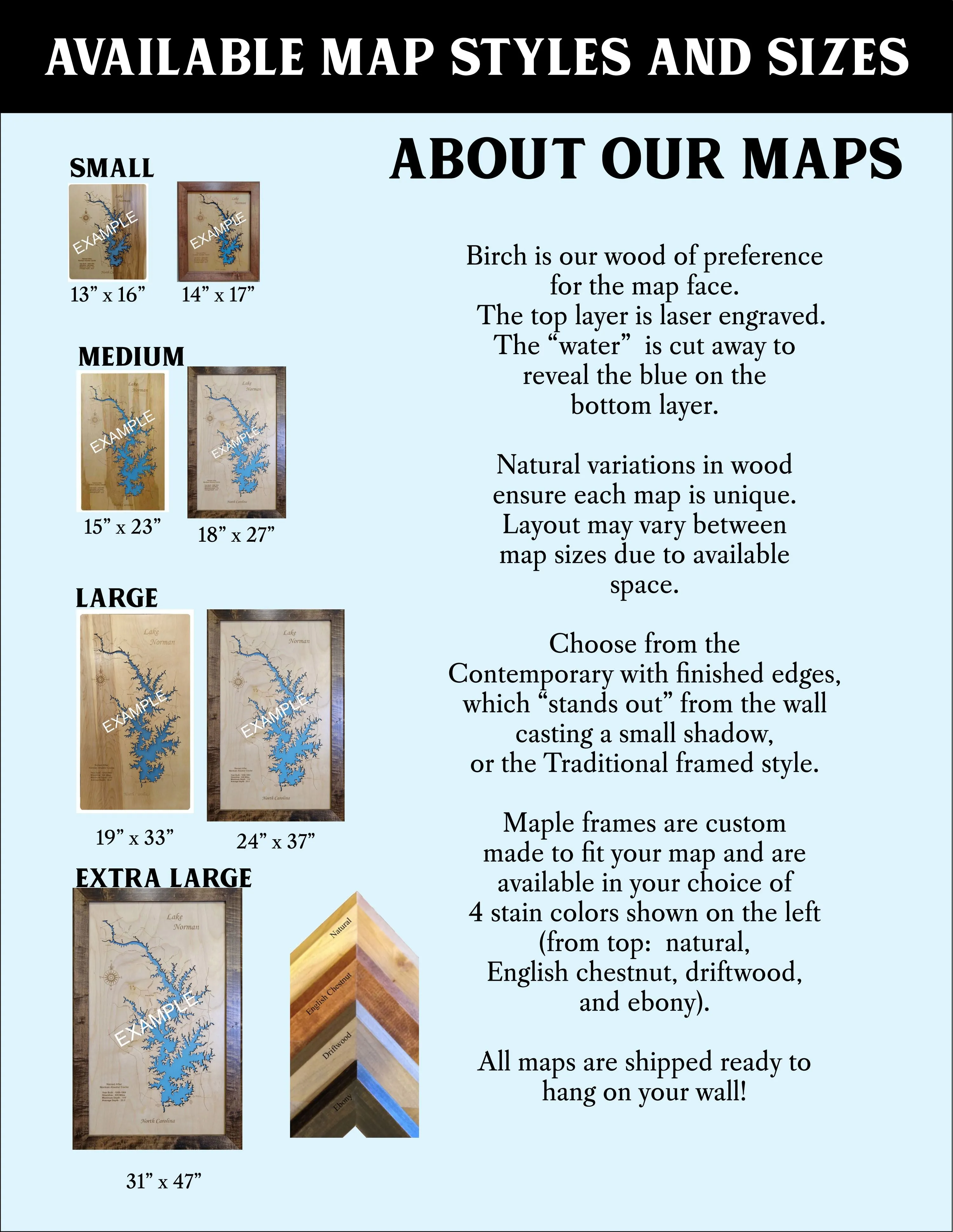 Firehole River and the Madison River - Laser Cut Wood Map