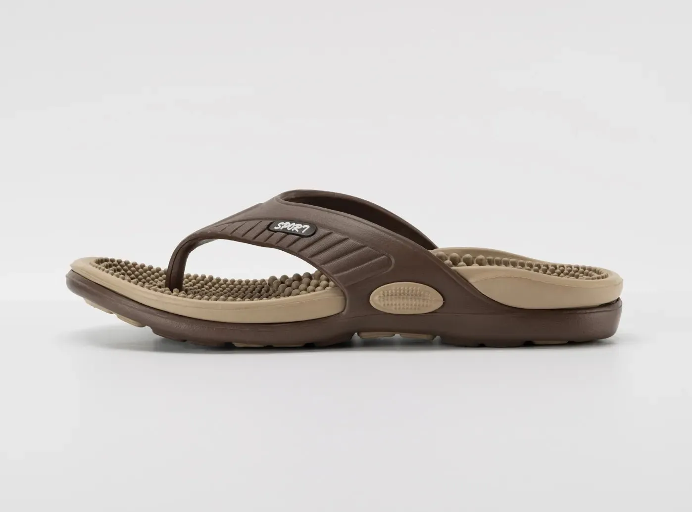 FitVille Men's RelaxStride Flip Flops