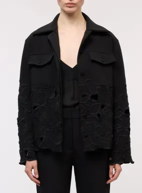 Flower Cut-Out Jacket