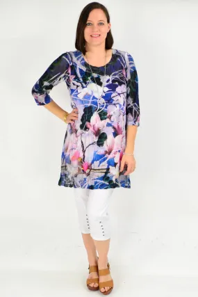 Flower Tree Tunic Top