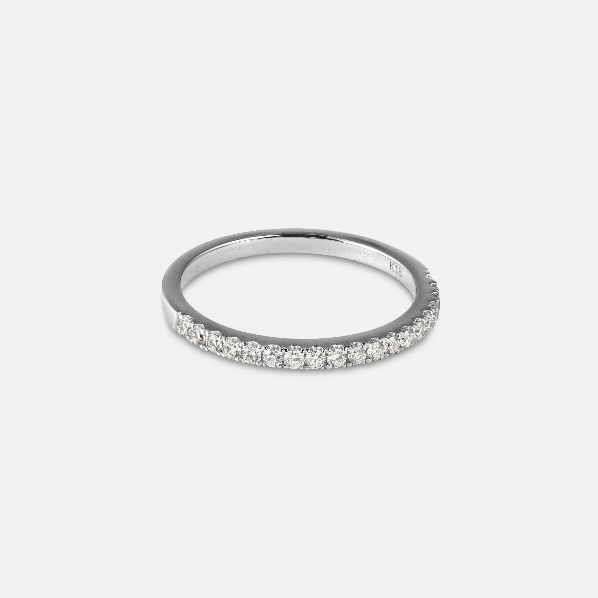 Half Eternity Diamond Band