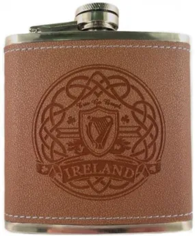 Harp Leather Flask