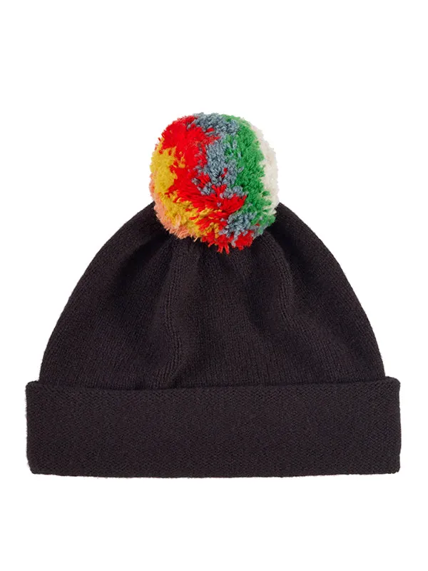 Shaggy Pompom Hat Kintyre