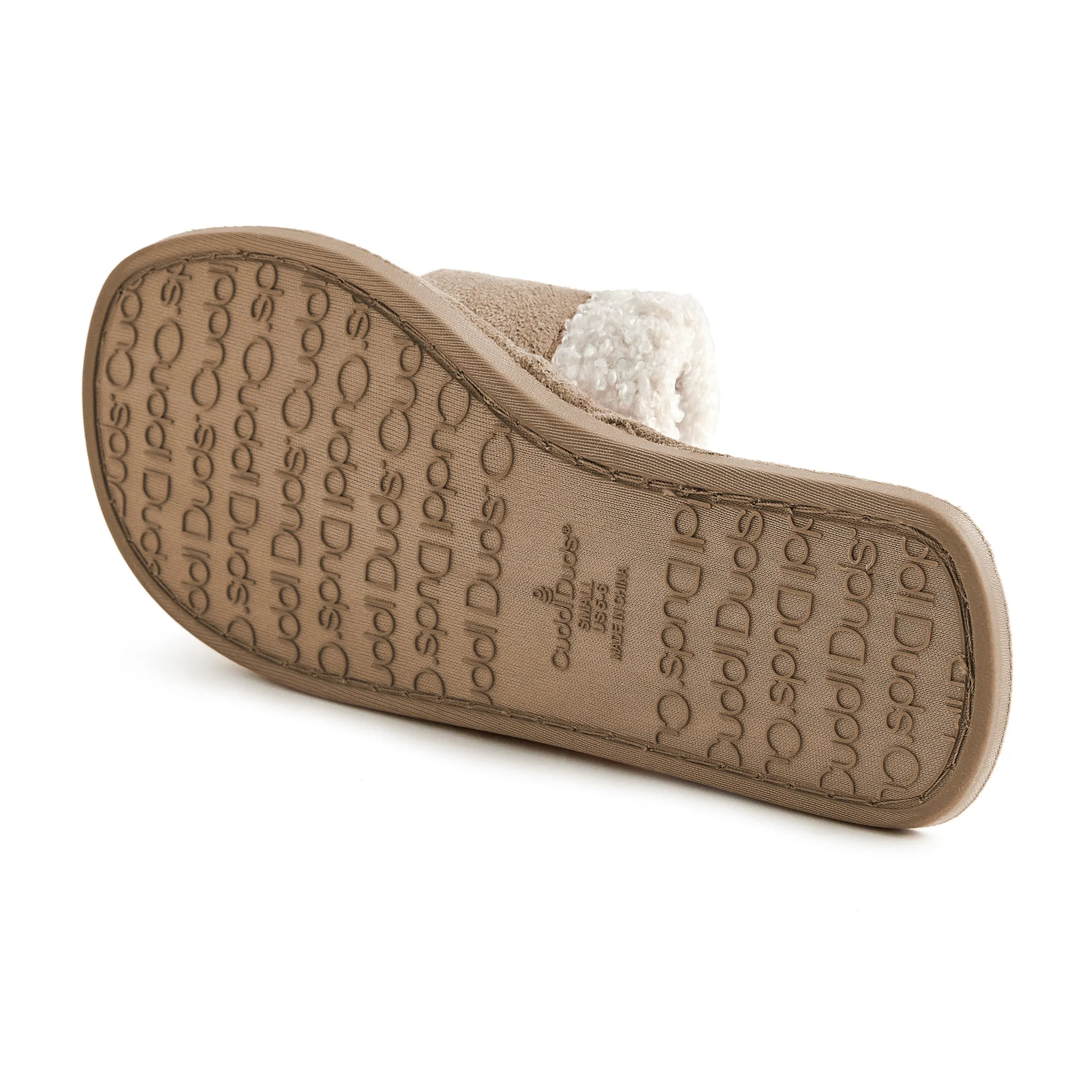 Sherpa Microsuede Slide Slipper