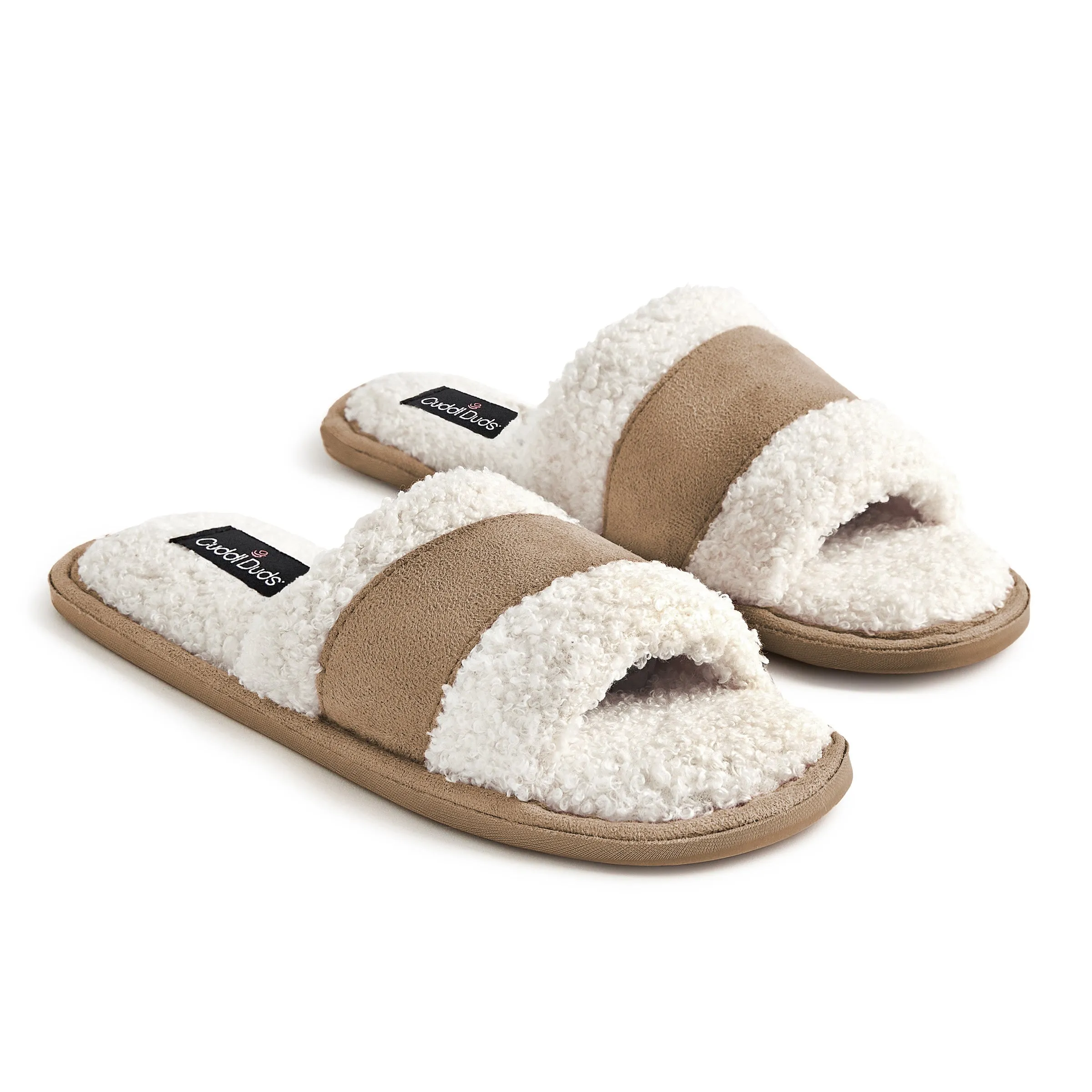 Sherpa Microsuede Slide Slipper