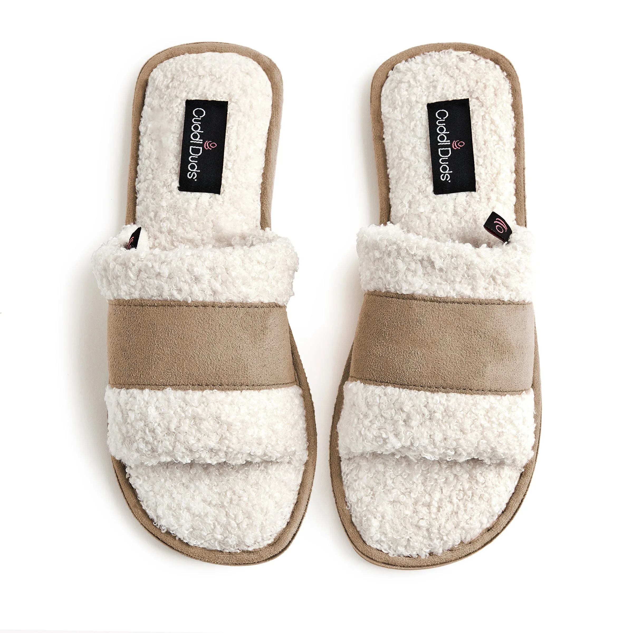 Sherpa Microsuede Slide Slipper