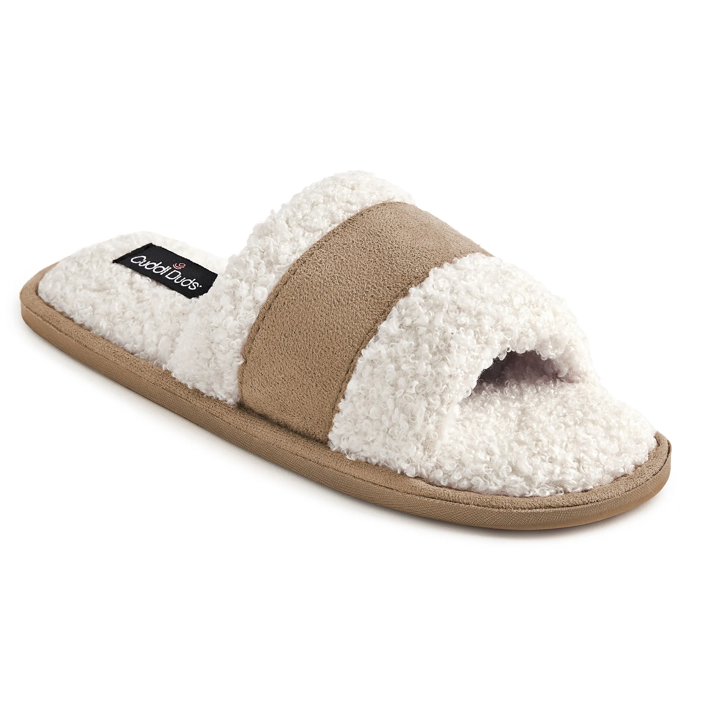 Sherpa Microsuede Slide Slipper