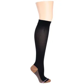 Solid Copper Infused | Knee-High Compression Socks For Women