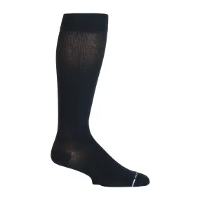 Solid Microfiber Nylon | Knee-High Compression Socks For Men