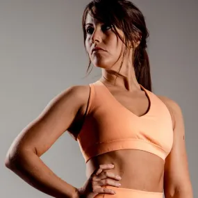 Women's Agility Low Impact Sport Bra - Apricot Crush